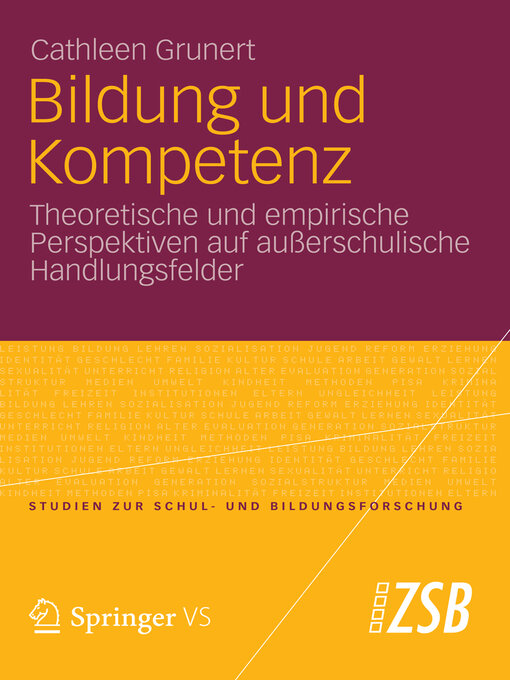 Title details for Bildung und Kompetenz by Cathleen Grunert - Available